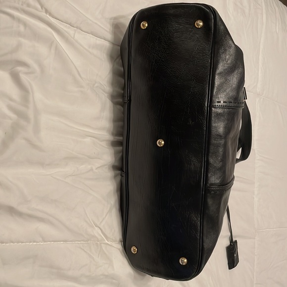 YSL Black Leather Tote - Picture 7 of 8